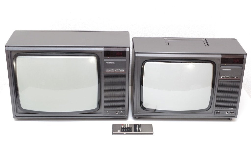 2x Aristona KTV kleurentelevisie (37cm en 42cm) jaren '80, Ophalen, Gebruikt, 40 tot 60 cm, Aristona