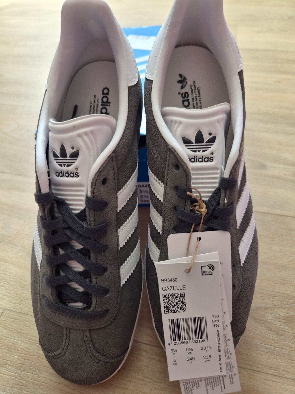 Adidas Gazelle nieuw met kaartje maat 38 2/3, Adidas, Nieuw, Ophalen of Verzenden, Sneakers of Gympen