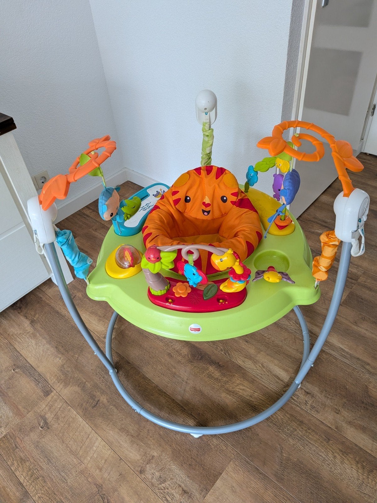 Fisher-Price Jumperoo Rainforest, Ophalen, Zo goed als nieuw, Overige typen, Met licht