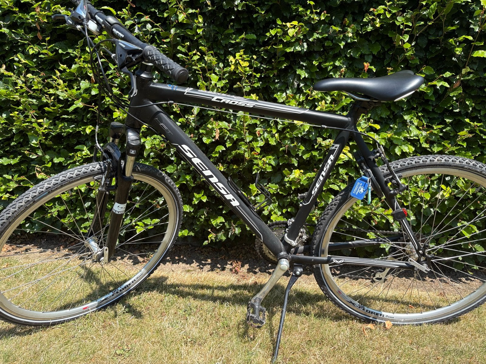Sensa Cross mountainbike zwart, 28 inch, Gebruikt, Vering, Velgrem
