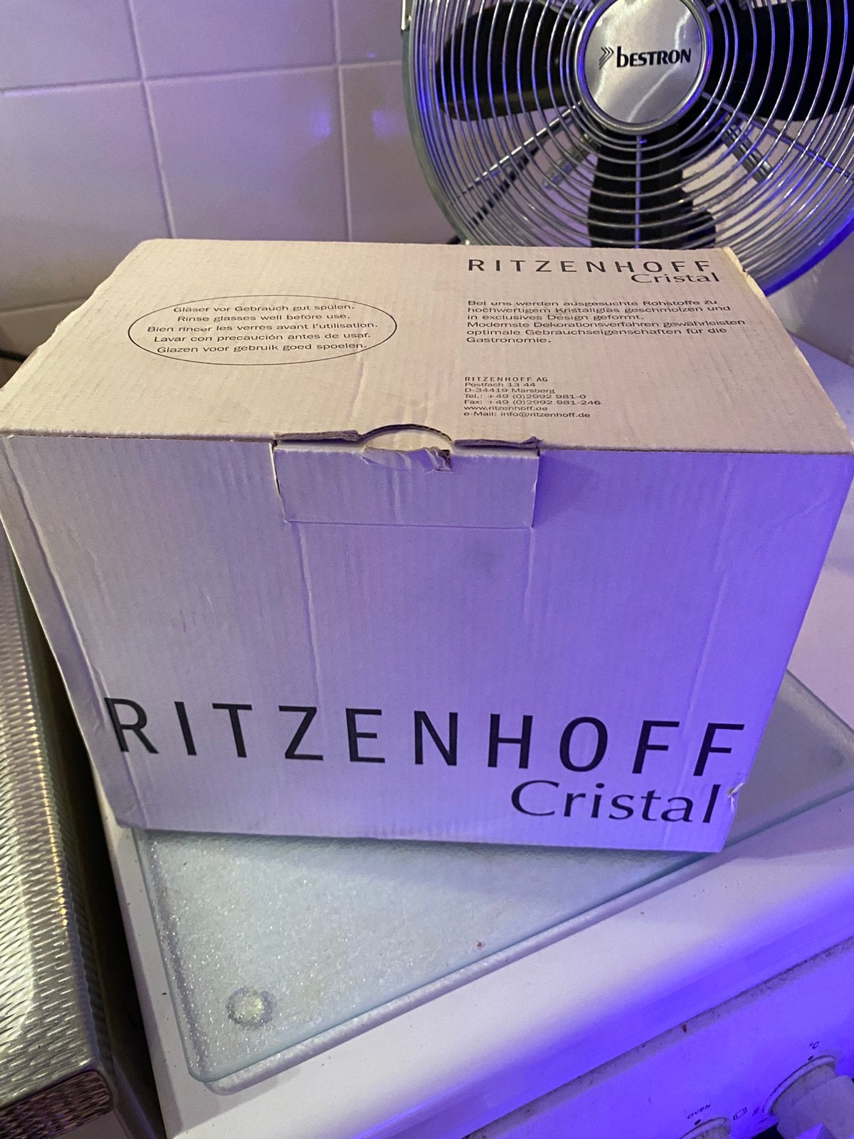 Glazen Ritzenhoff 6X nieuw in doos, Verzamelen, Glas en Borrelglaasjes, Ophalen of Verzenden, Nieuw, Overige typen