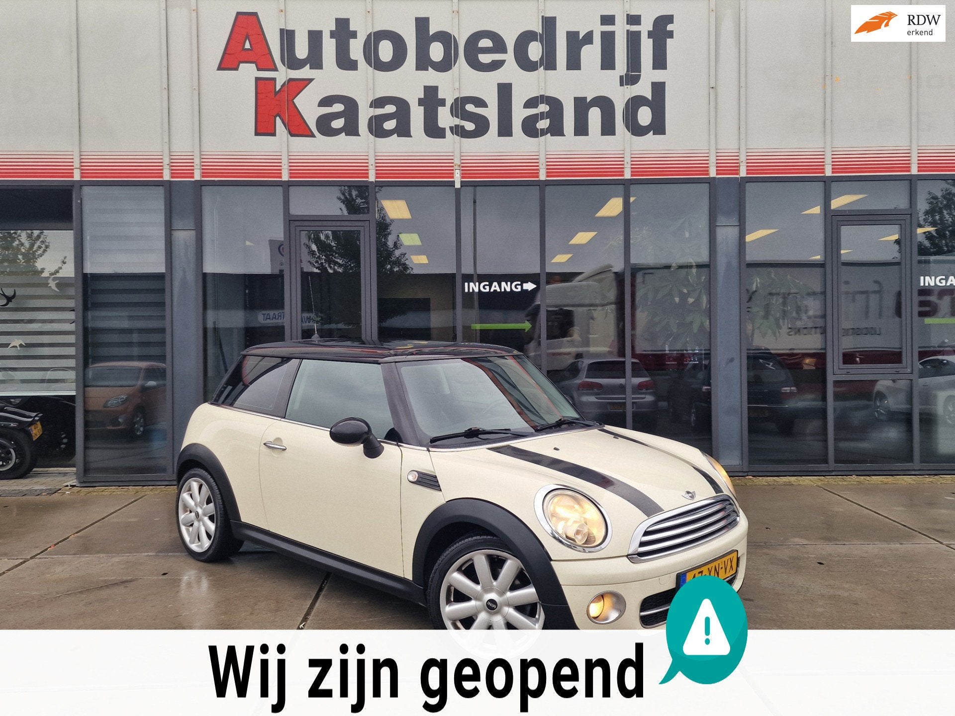 Mini 3-Deurs 1.6 Cooper D Chili - Pano - Airco - Stoelverwar, Voorwielaandrijving, Gebruikt, 4 cilinders, 4 stoelen