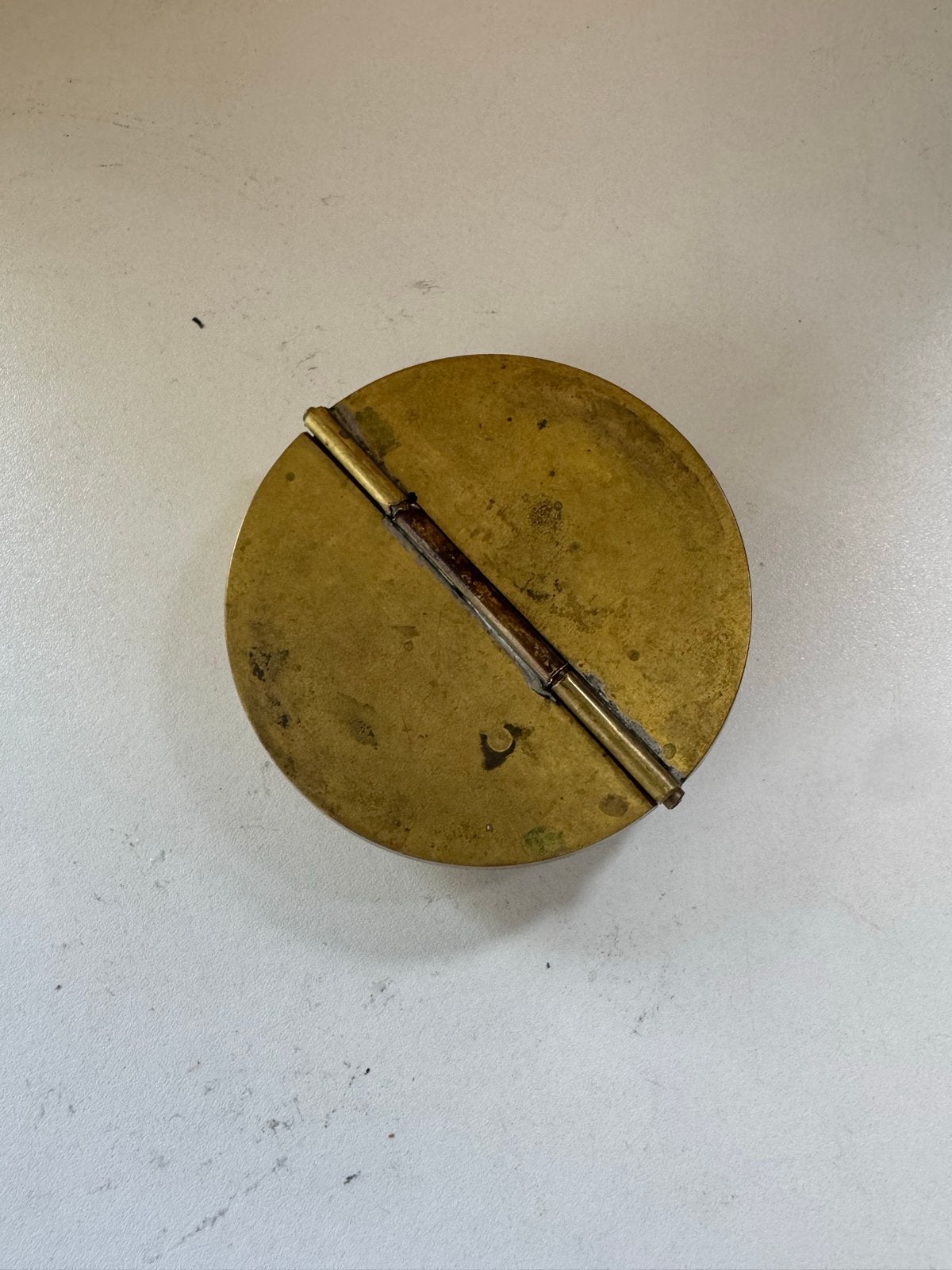 Vintage Koperen Asbak - Rond Model, Ophalen of Verzenden, Koper