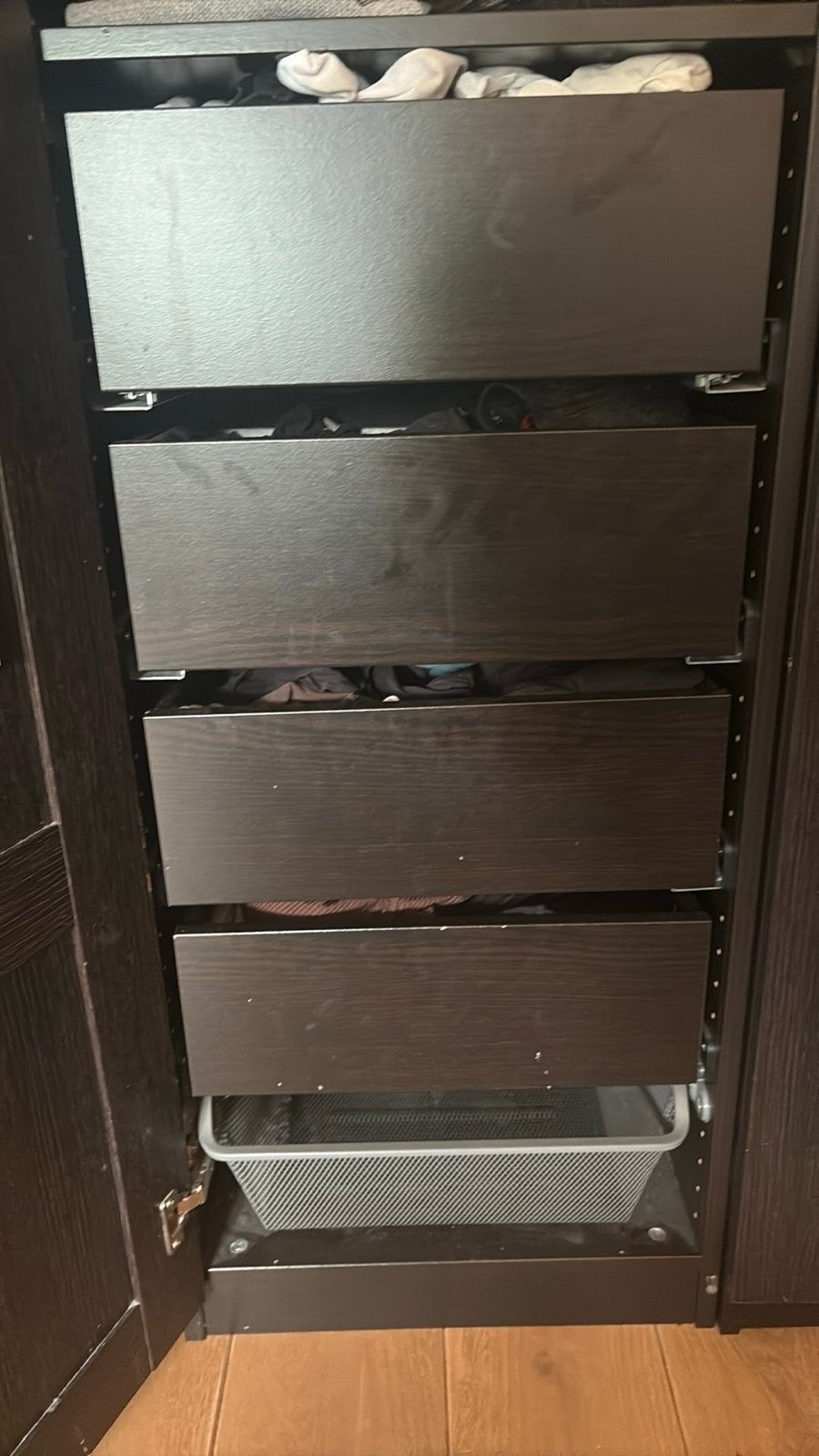 4 IKEA Komplement lades 50x58 cm voor PAX kast, Ophalen, Gebruikt, 50 tot 100 cm, 3 of 4 laden
