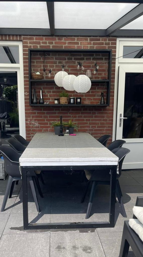 Eettafel, Gebruikt, Eettafel, 6 zitplaatsen, Ophalen of Verzenden