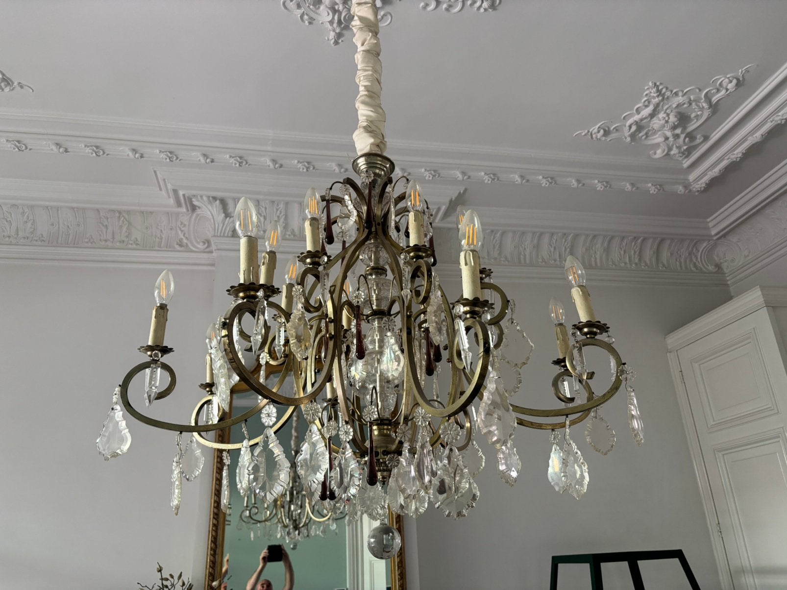 Antieke hanglamp, Ophalen of Verzenden