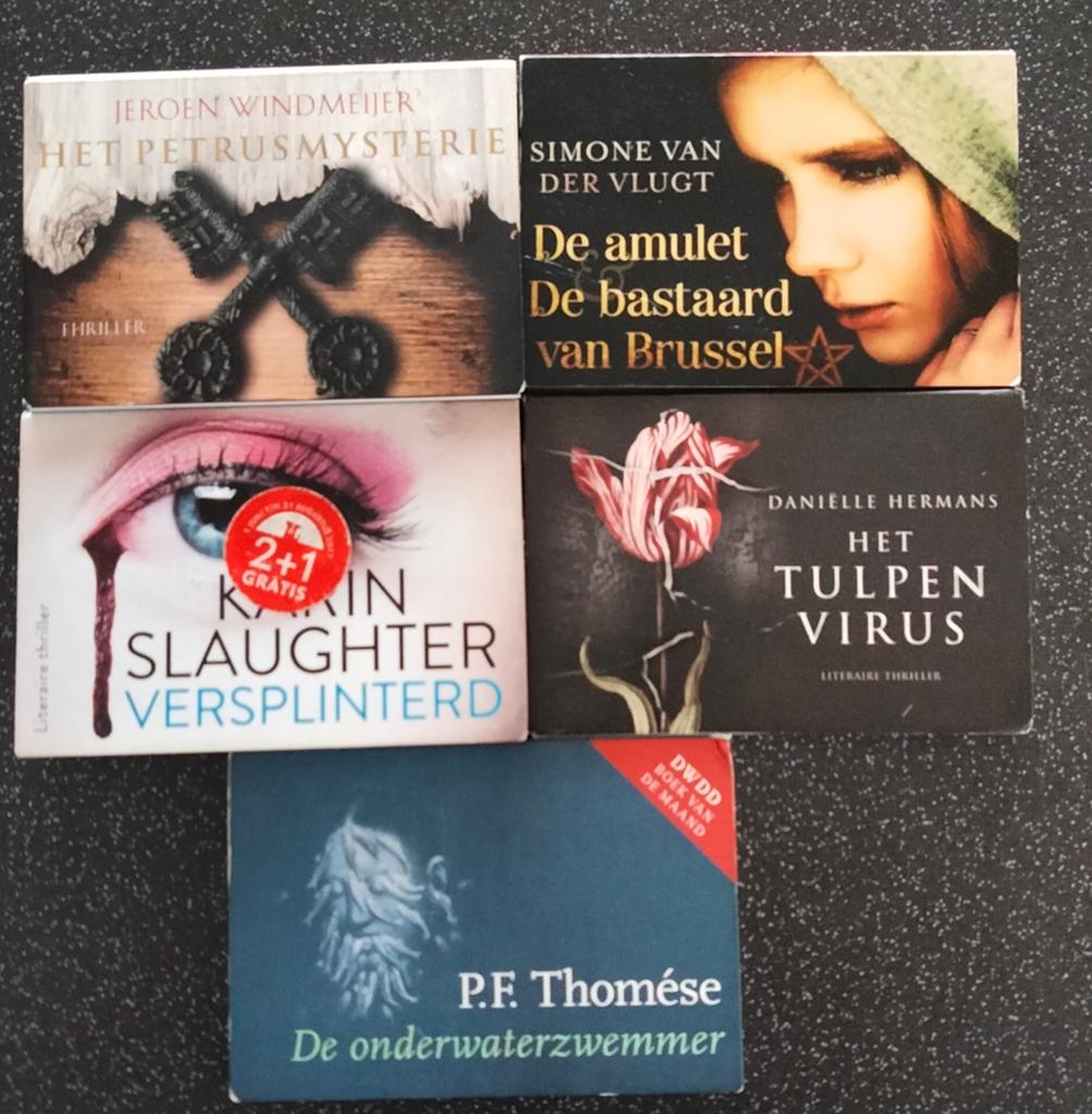 Thriller Boekenpakket: 5 Spanningvolle Romans, Boeken, Ophalen of Verzenden, Gelezen, Diverse Auteurs, Nederland