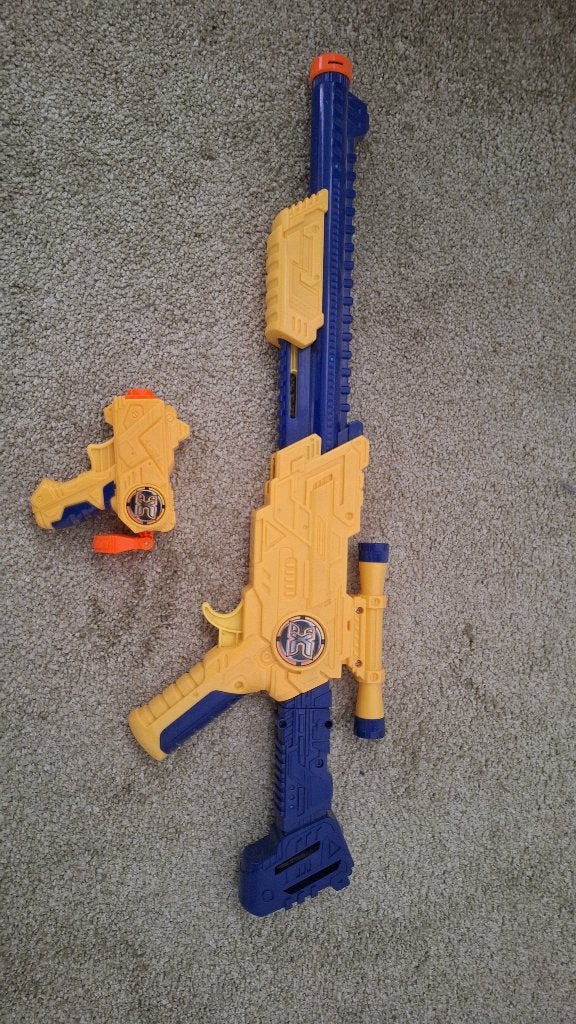 Xshot Blaster Bundel: Geweer & Pistool met Pijlen, Ophalen of Verzenden, Gebruikt