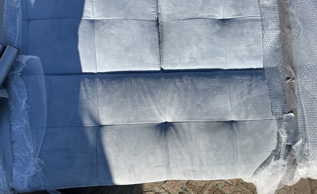 Slaapbank, Ophalen, Blauw, Tweepersoons, 190 cm of minder