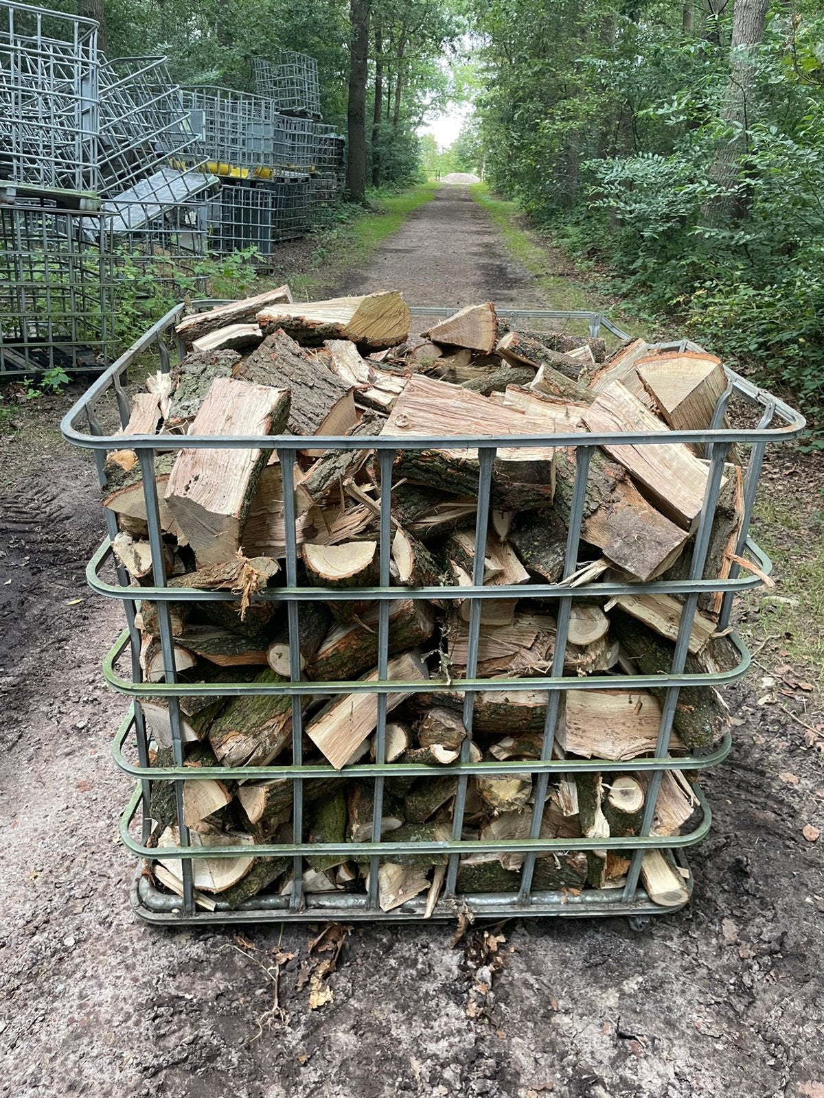 Brandhout eiken, 6 m³ of meer, Ophalen of Verzenden, Eikenhout, Blokken