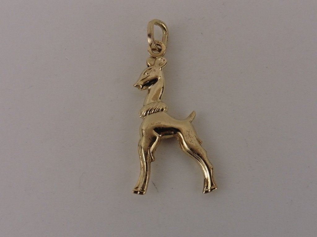 Gouden hanger hertje                                    G106