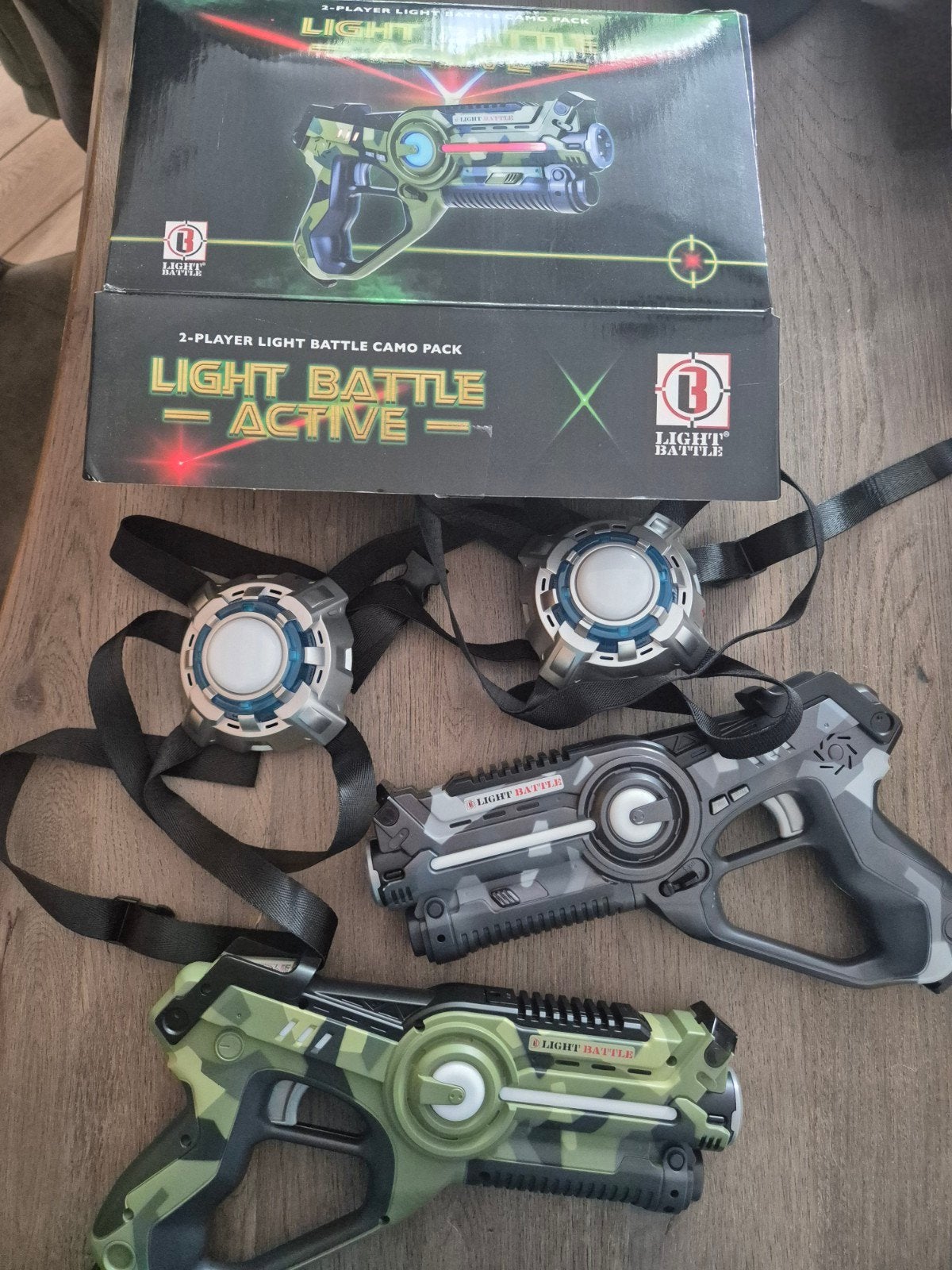 Light Battle Active Lasergame Set - Zo goed als nieuw, Kinderen en Baby's, Speelgoed | Buiten | Actiespeelgoed, Ophalen of Verzenden