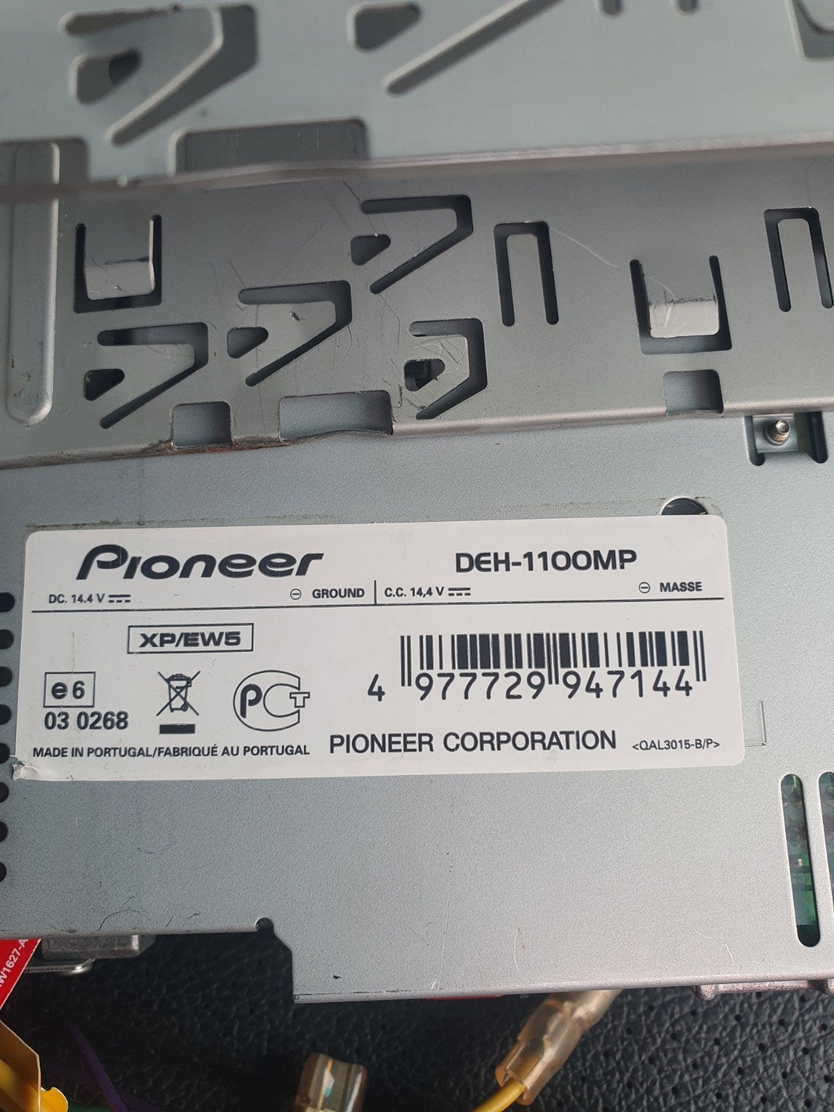 Pioneer DEH-1100MP Autoradio - Goede Staat, Ophalen of Verzenden, Gebruikt