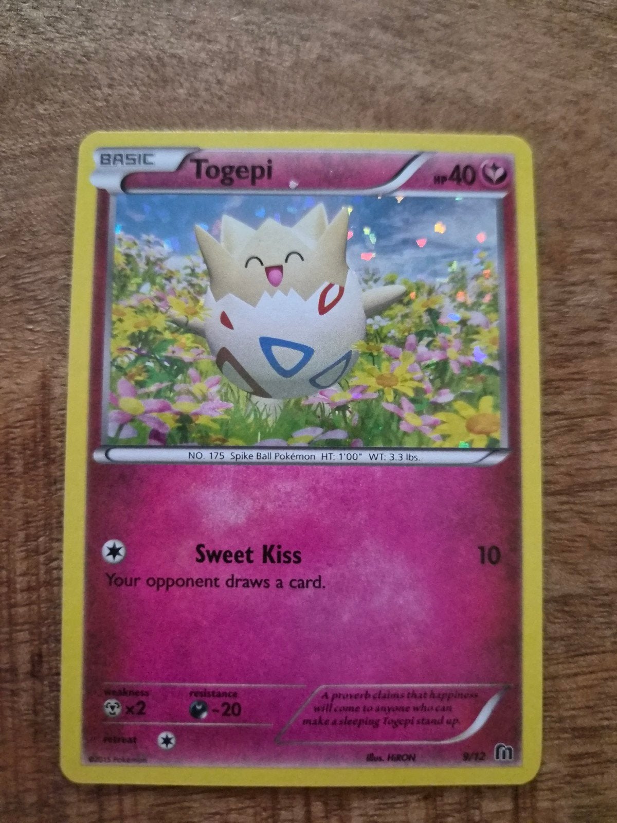 Togepi Pokémon kaart - Zeer goede staat, Ophalen of Verzenden