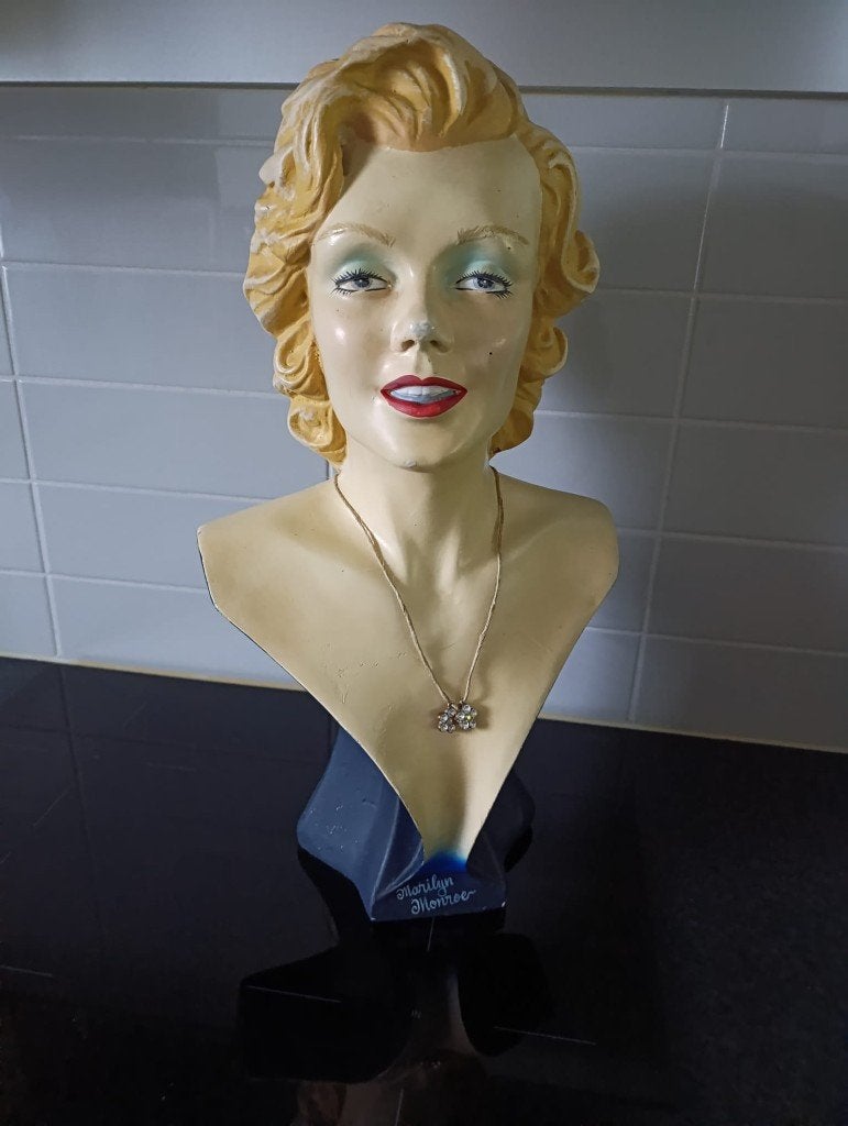 Borstbeeld Marilyn Manroe, Ophalen, Gebruikt, Meerkleurig, Overige stijlen