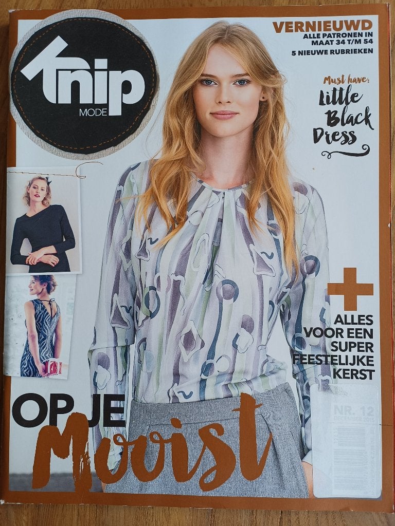 Knipmode december 2015 little black dress, Overige typen, Vrouw, Nieuw, Ophalen of Verzenden