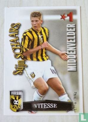 Spelerskaart Vitesse - Stijn Schaars 2003, Verzamelen, Ophalen of Verzenden, Zo goed als nieuw, Vitesse, Spelerskaart