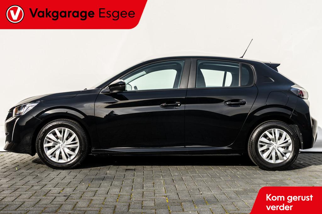 Peugeot 208 1.2 PureTech Active | 1 e eigenaar | Ned Auto |, Stof, 1199 cc, Met garantie (alle), Zwart