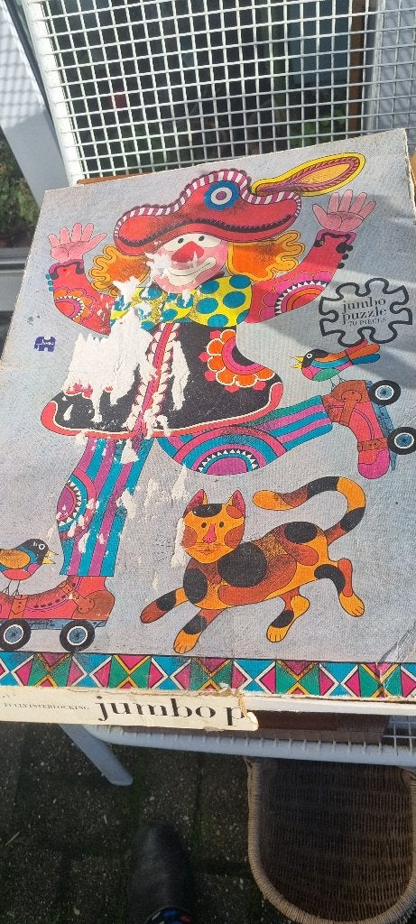 Vintage Puzzel, Ophalen of Verzenden, Minder dan 500 stukjes, Gebruikt