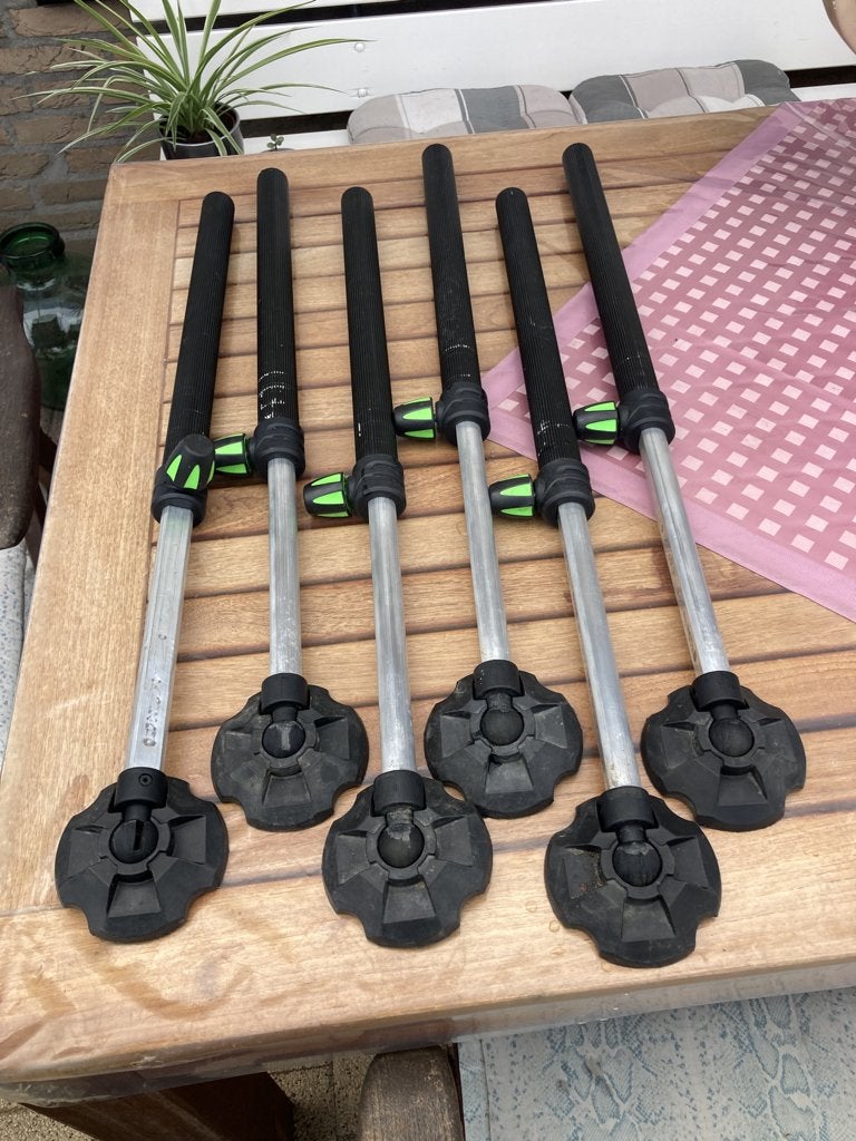 Te Koop 6 Sensas Poten van 36 mm verlengbaar, Ophalen of Verzenden, Gebruikt, Overige typen