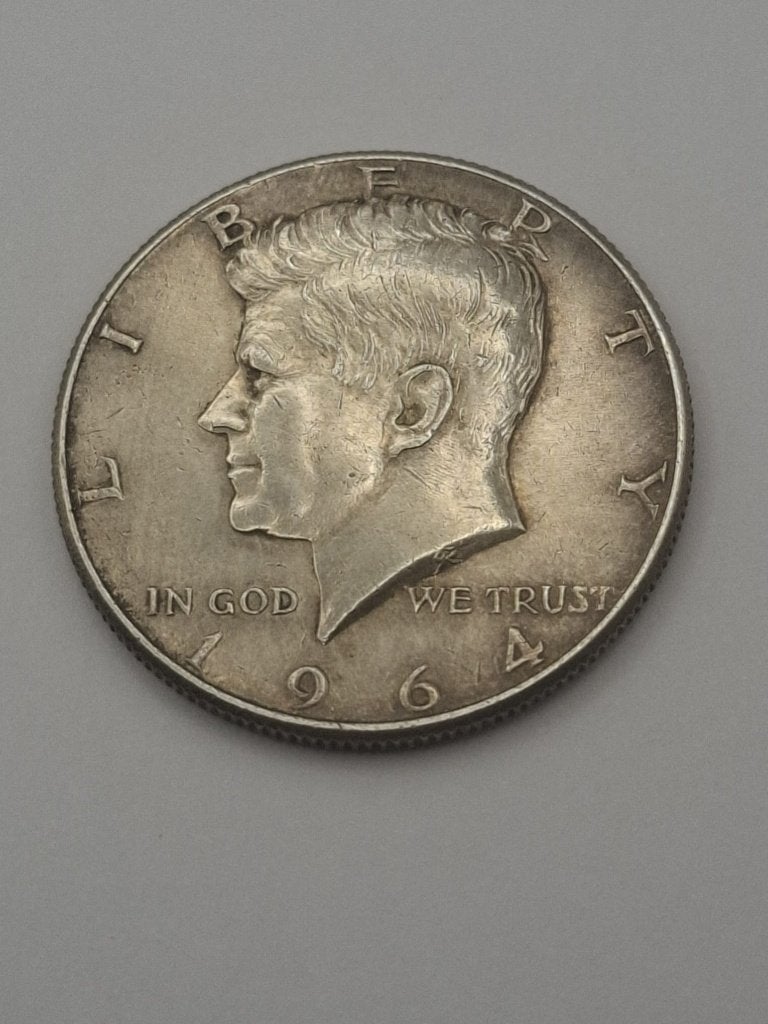 Kennedy Half Dollar 1964 – 90% Zilver!, Postzegels en Munten, Ophalen of Verzenden, Noord-Amerika, Losse munt, Zilver