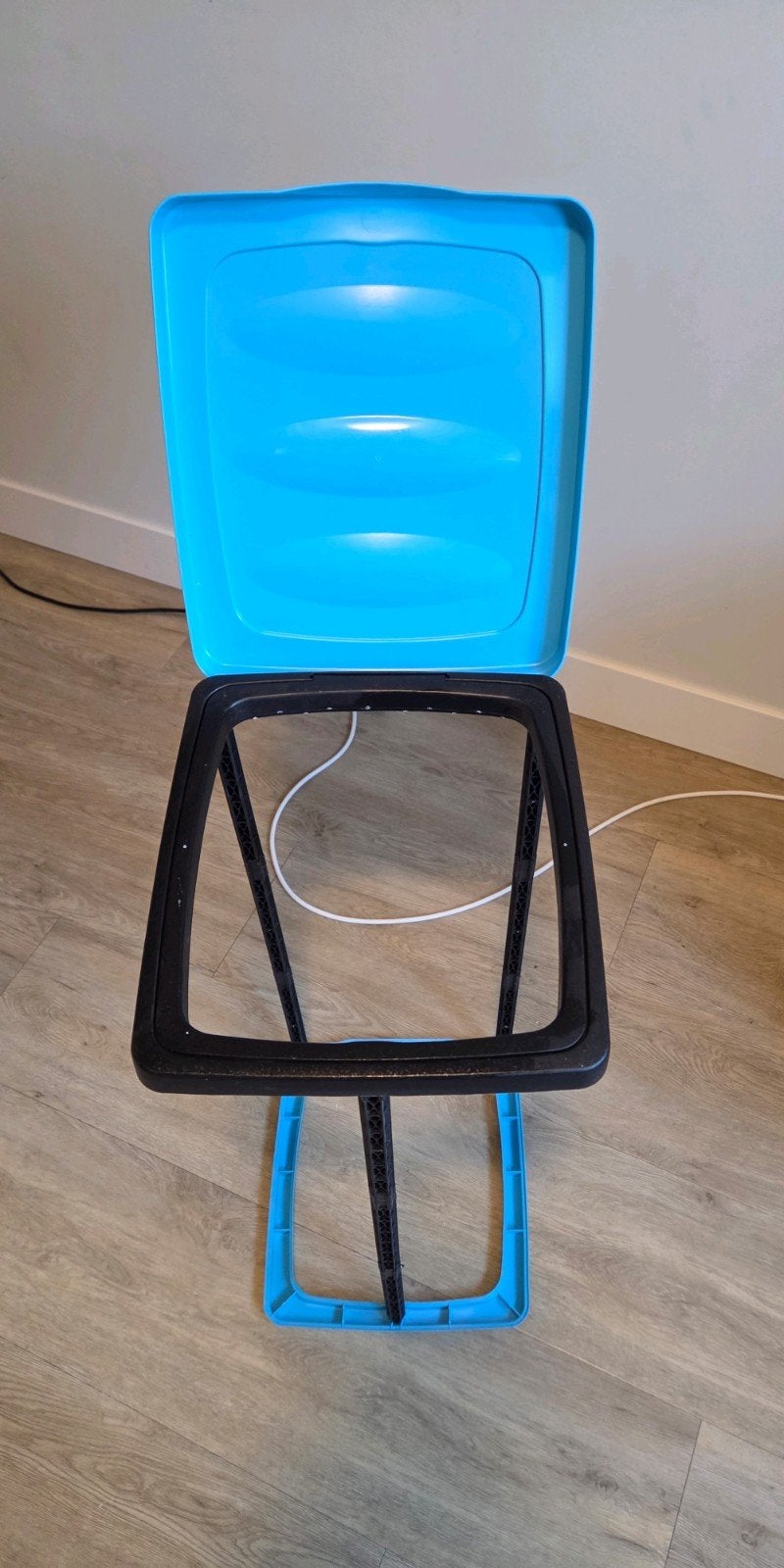 Nieuwe opvouwbare camping prullenbak - Blauw, Caravans en Kamperen, Ophalen of Verzenden, Nieuw