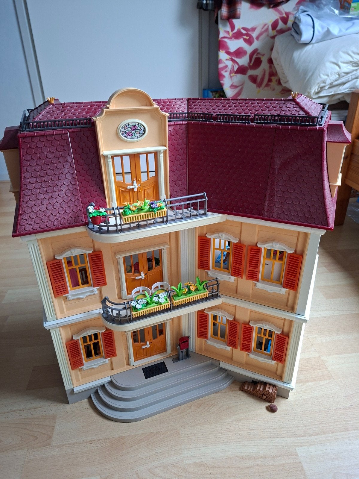 Playmobilhuis, compleet met inrichting!, Kinderen en Baby's, Speelgoed | Playmobil, Ophalen, Zo goed als nieuw