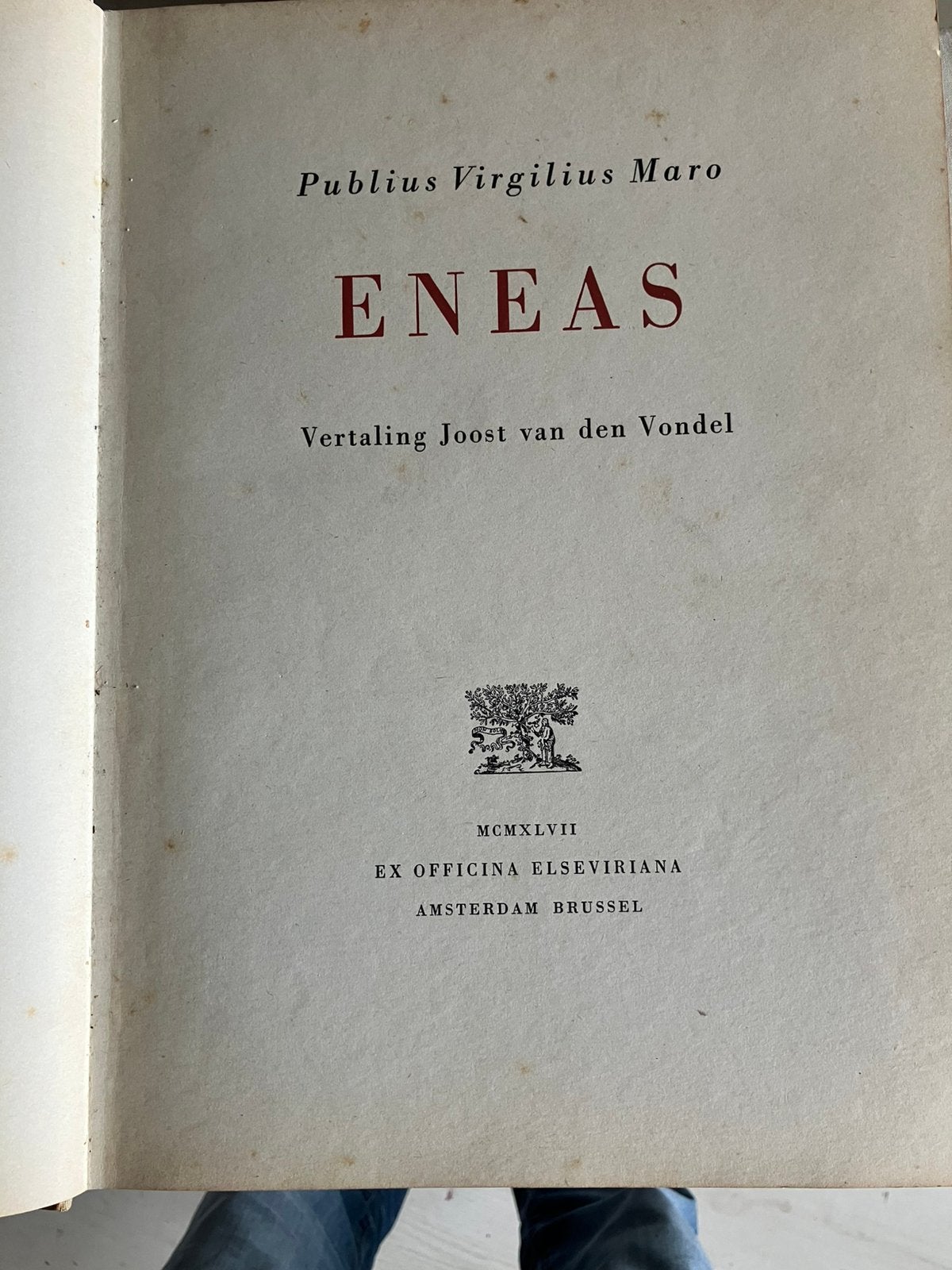 Eneas, van Vergilius, vertaling Joost van den Vondel., Antiek en Kunst, Ophalen