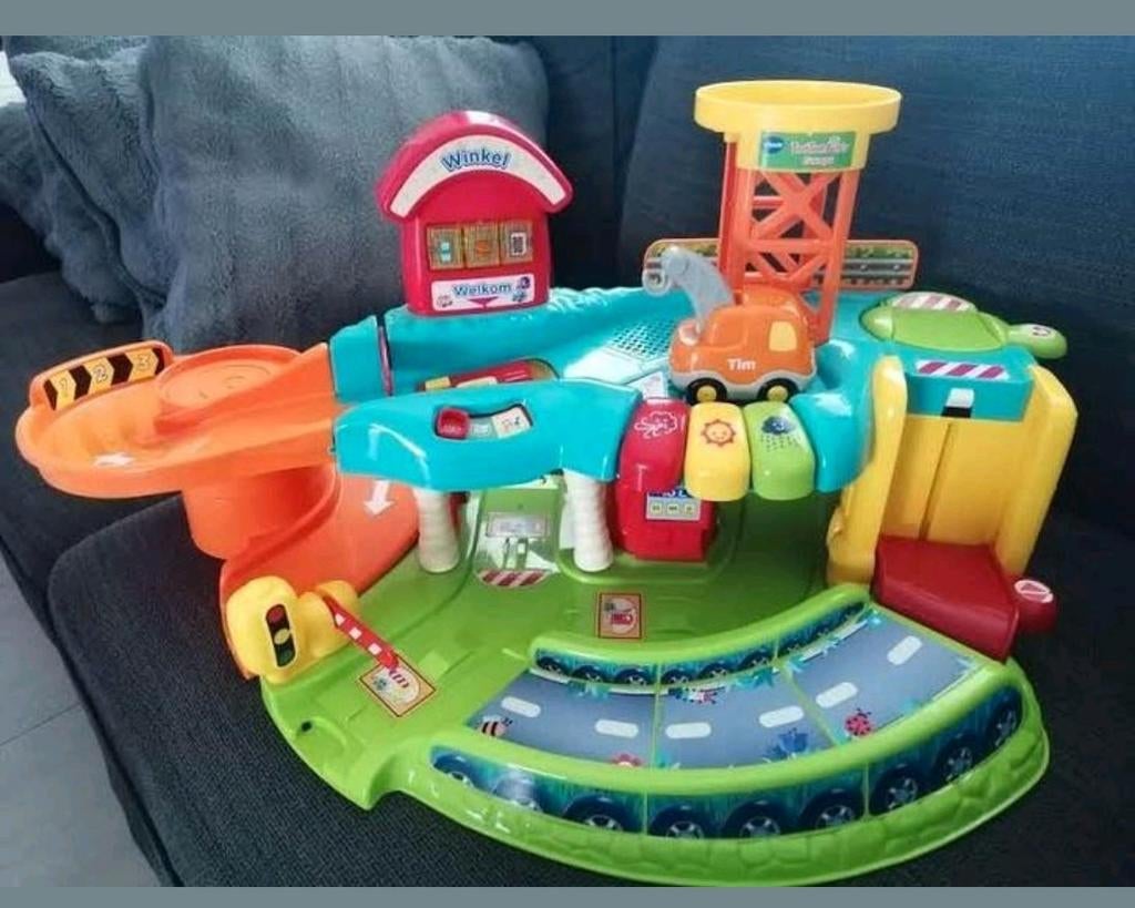 Toet toet auto garage met geluid, Ophalen of Verzenden, 2 tot 4 jaar