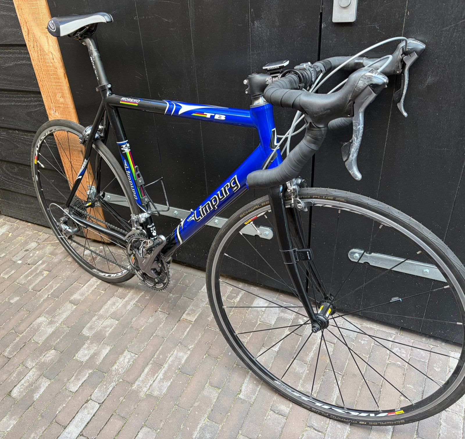 Joop van limpurg racefiets shimano ultegra, Aluminium, Zo goed als nieuw, 57 tot 61 cm, Meer dan 20 versnellingen