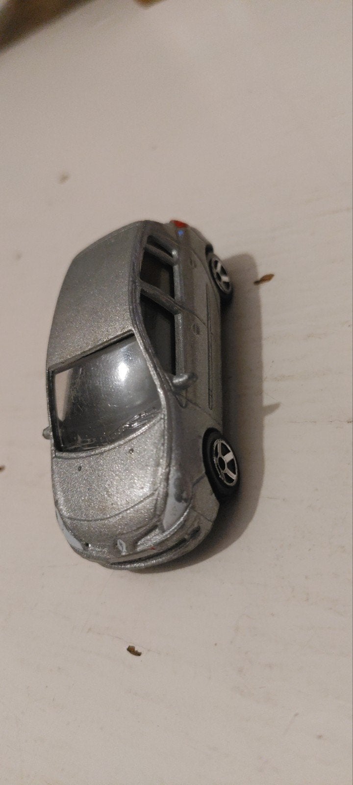 Renault Clio 603 modelauto - Zilverkleurig, Ophalen of Verzenden