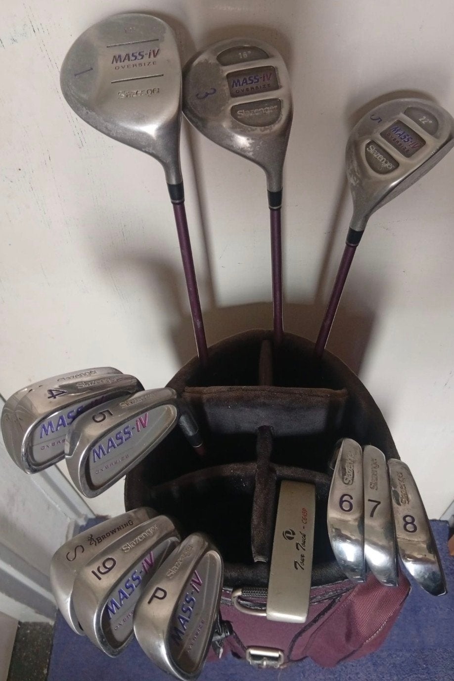 Slazenger dames golfset min 0,5 inch met Callaway golftas, Sport en Fitness, Ophalen of Verzenden, Set