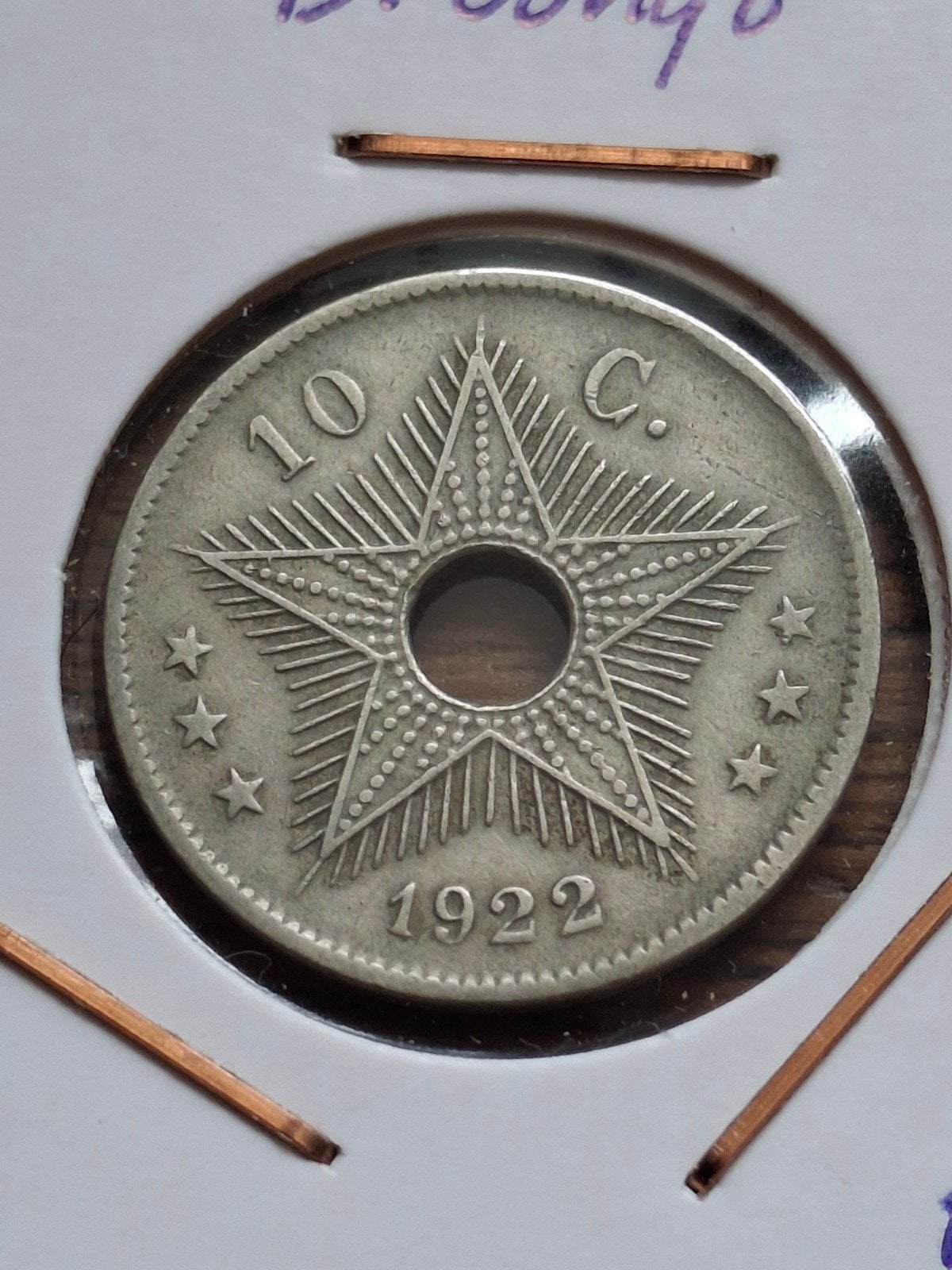 Belgisch Congo 10 centines 1922, Verzenden