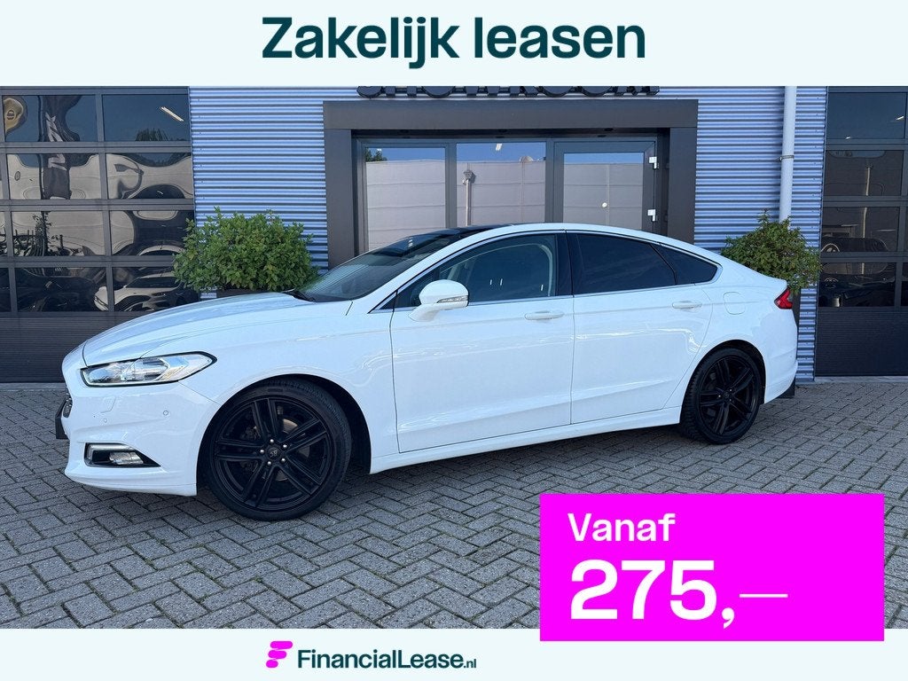 Ford Mondeo Wagon 1.5 Titanium AUTOMAAT|PANO|STOEL EN STUURV, 4 cilinders, Mondeo, Wit, 165 pk