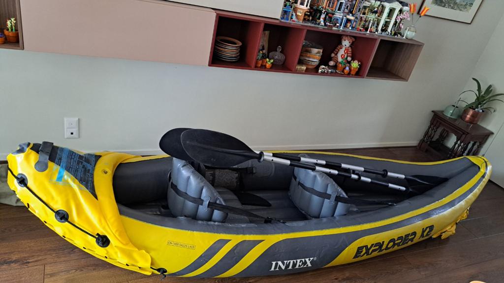 Opblaasbare Kajak, Intex K2, Watersport en Boten, Kano's, Ophalen, Twee personen, Kajak