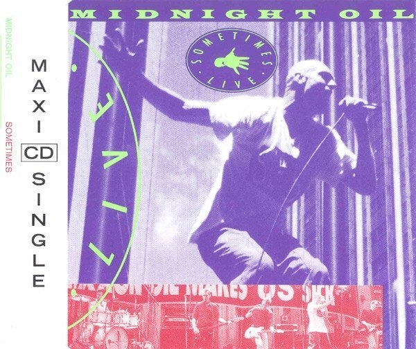 Midnight Oil – Sometimes CD Maxisingle 1992 💿, Ophalen of Verzenden, Zo goed als nieuw, Rock en Metal