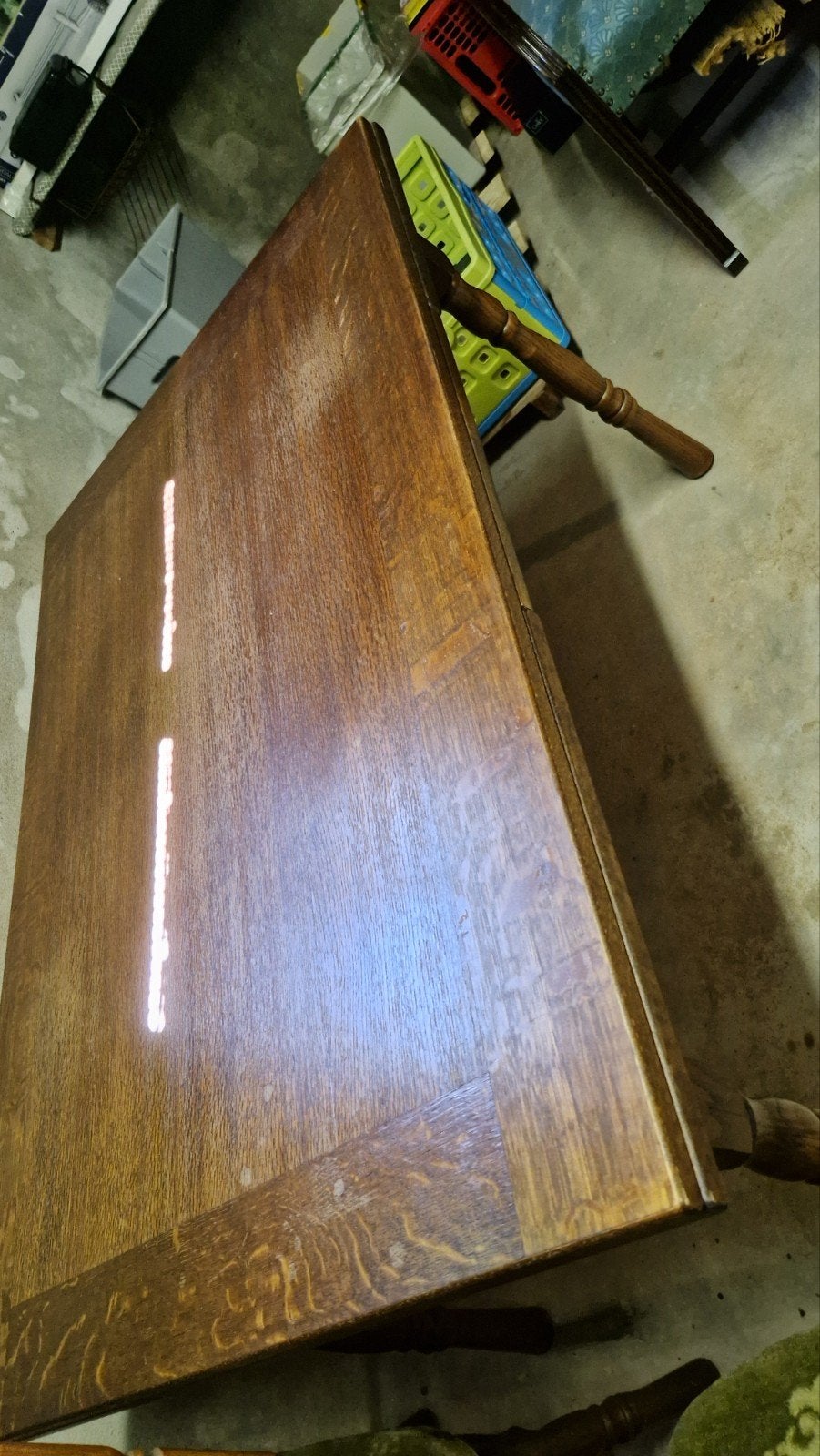 Robuuste houten eettafel uitschuifbaar, Antiek en Kunst, Antiek | Meubels | Tafels, Ophalen