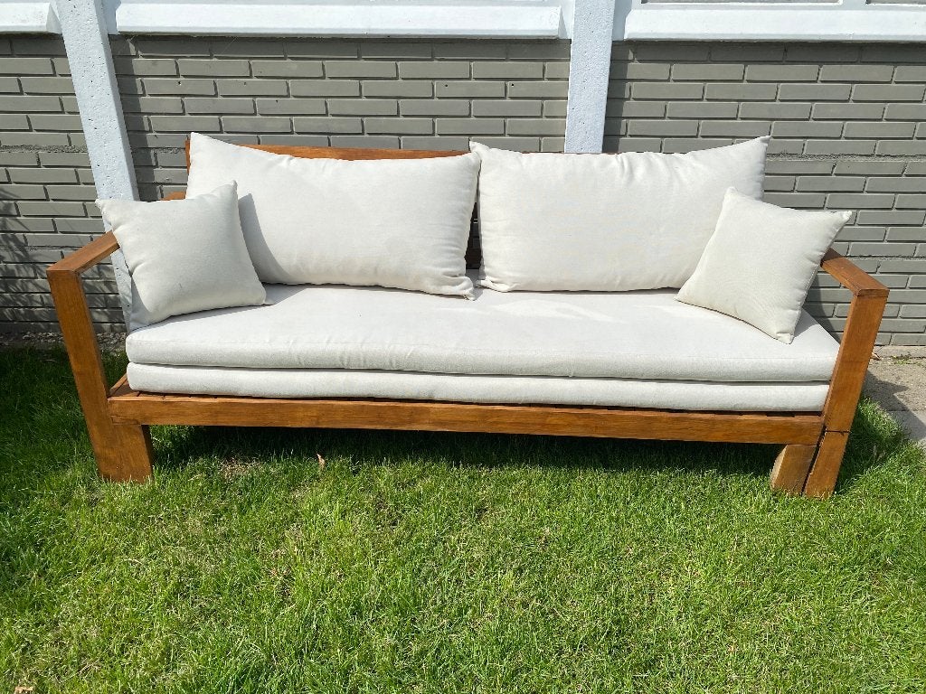 NOUS Garden loungebank met ligbed, Tuin en Terras, Tuinsets en Loungesets, Ophalen, Gebruikt, 3 zitplaatsen, Loungeset