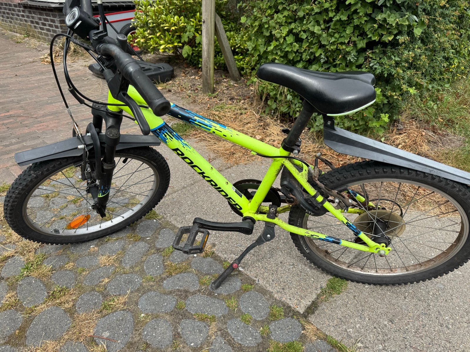 Rockrider ST500 Kinderfiets 20 inch, Ophalen, Gebruikt, Schijfrem, 16 tot 20 inch