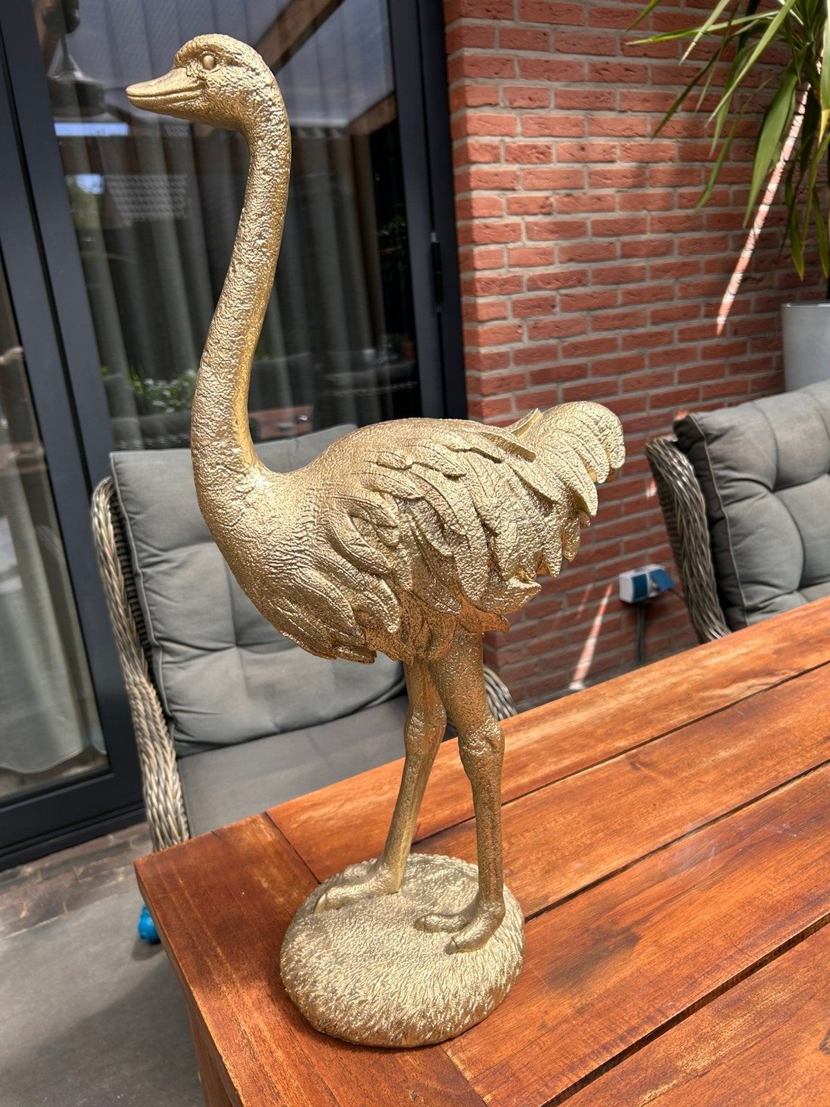 Beeld struisvogel, Ophalen, Zo goed als nieuw