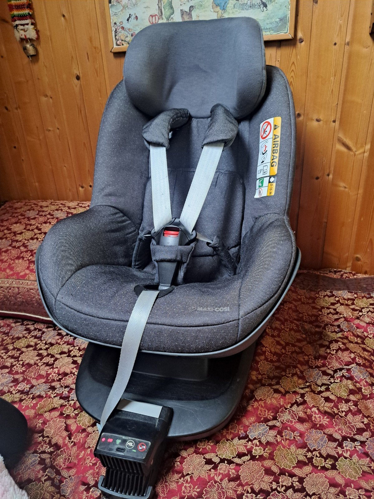 Maxi-Cosi 2way Pearl autostoel + 2wayFix + zomerhoes, Ophalen, Gebruikt, 0 t/m 18 kg, Isofix