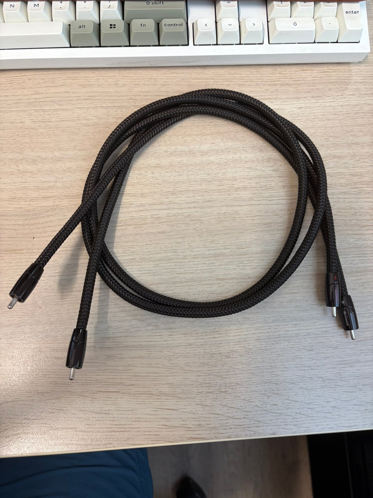 Audioquest Mackenzie RCA (1,0m), Ophalen of Verzenden, Zo goed als nieuw, Minder dan 2 meter, Interlink-kabel