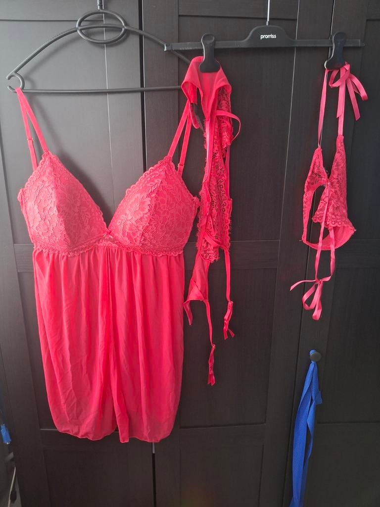 Nieuw Zeeman Lingerie Setje 85D/XL, Zeeman, Ophalen of Verzenden, Roze, Setje