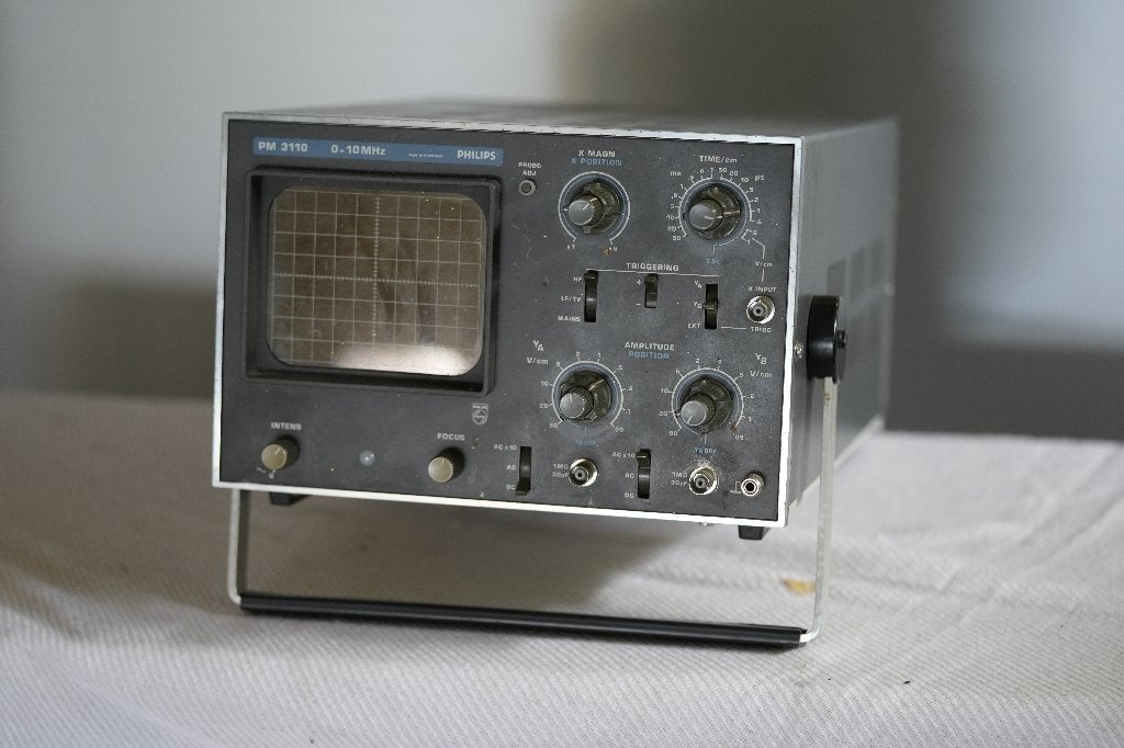 Philips PM 3110 Oscilloscoop 0-10MHz – 2-kanaals, Ophalen, Gebruikt, Overige meters