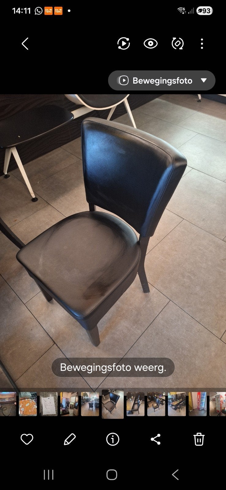 20 stuk horeca stoelen te koop, Ophalen of Verzenden, Bruin, Vijf, Zes of meer stoelen