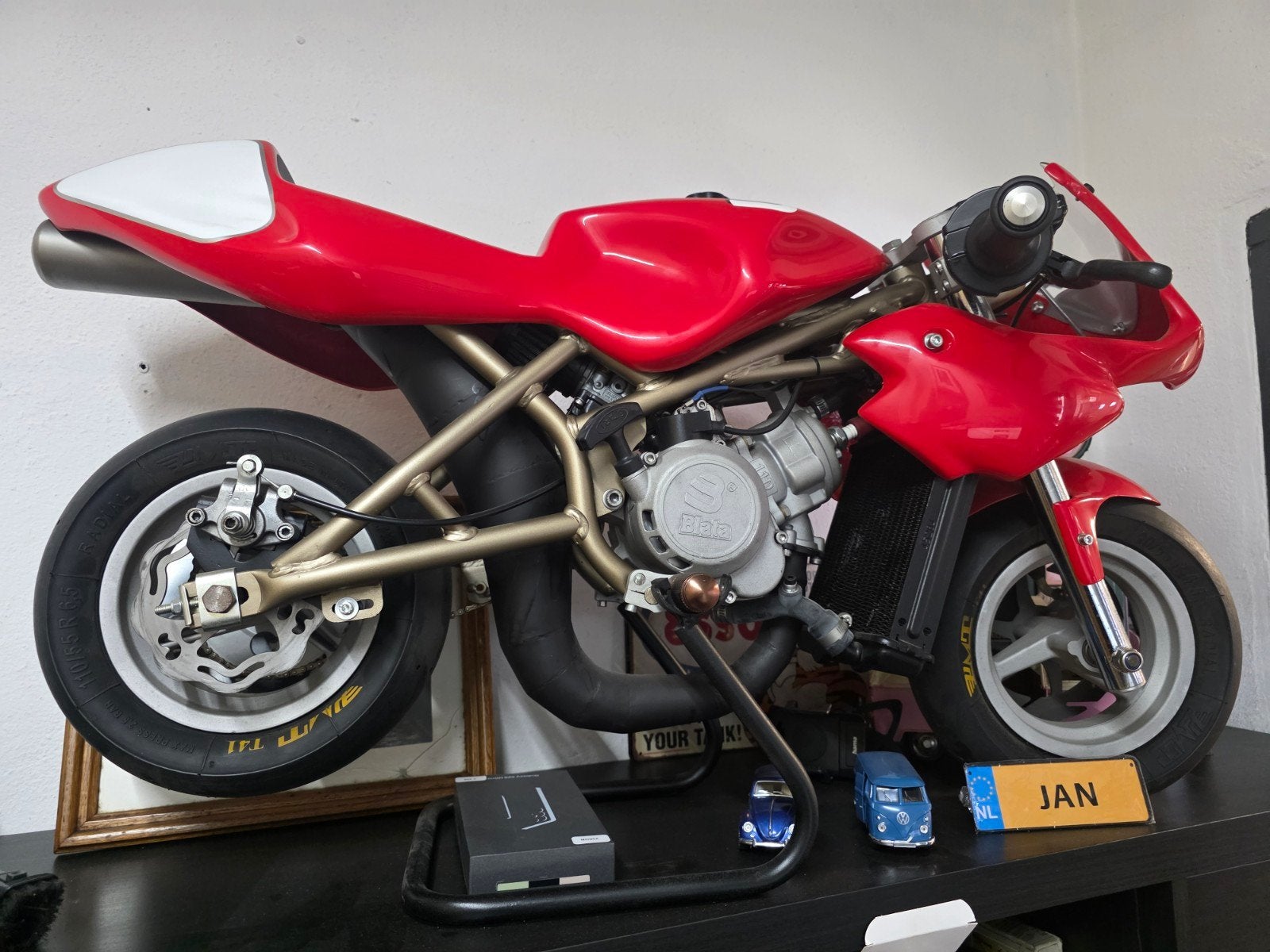 Blata Minibike 14 PK Watergekoeld - Zeer Goede Staat, Fietsen en Brommers, Ophalen, Zo goed als nieuw, Overige typen, Blata