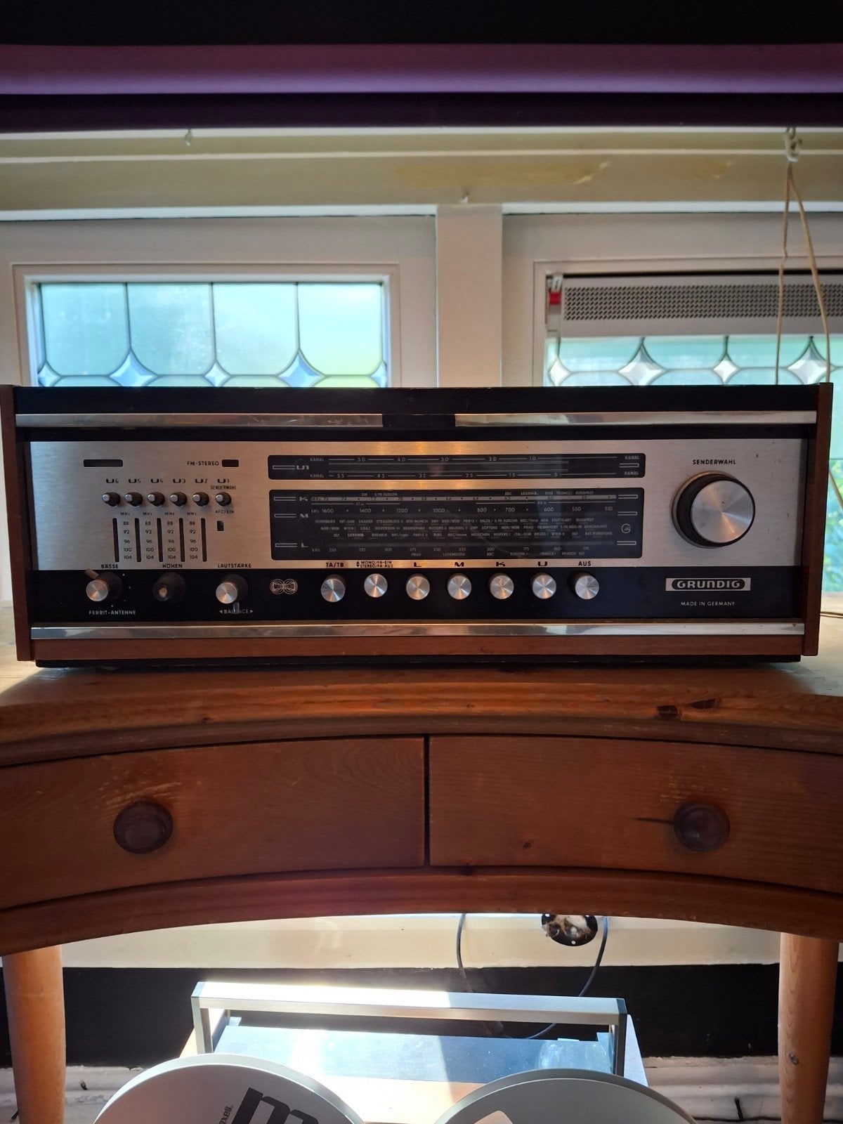 Grundig Stereo meister 3000 Vintage Radio Receiver, Audio, Tv en Foto, Ophalen, Gebruikt, Radio