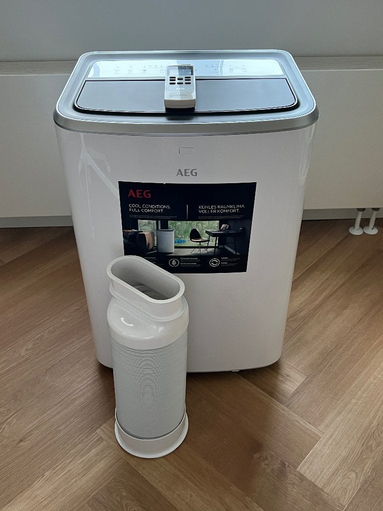 ZGAN AEG Pro Airconditioner met afstandsbediening, Witgoed en Apparatuur, Airco's, Ophalen, Timer, 3 snelheden of meer, Zo goed als nieuw