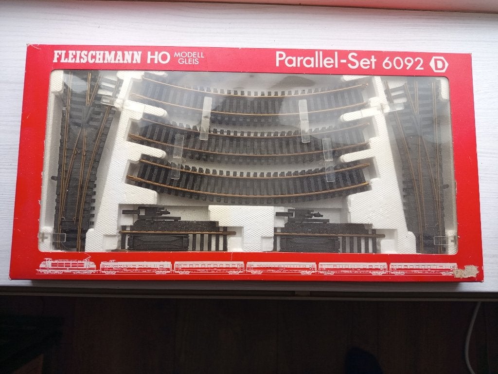 Fleischmann parallel-set HO 6092D, Ophalen, Gelijkstroom, Fleischmann, Rails
