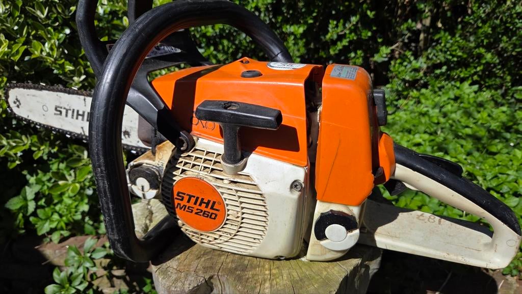 Stihl MS 260 kettingzaag, Ophalen